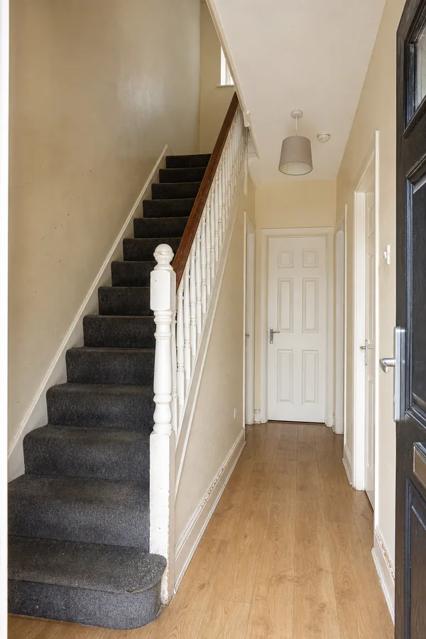 Hall, stairs and landing before redecoration